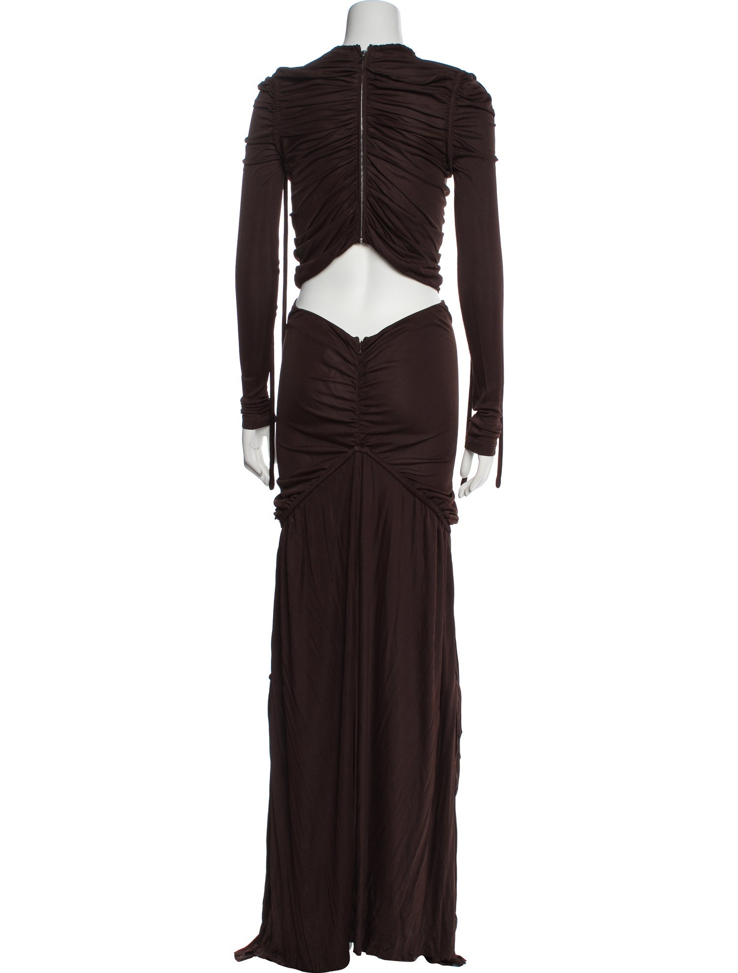 Proenza Schouler V-Neck Long Dress